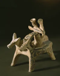 Char, de la tombe de Marcopoulo, Attique, Période Héraldique Tardive IIIA-IIIB, 1400-1200 av. J.-C.