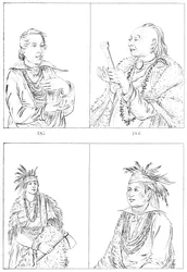 Kickapoos et Weas, 1841