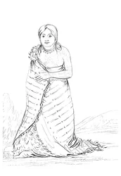 La Fontaine Pure, épouse du chef de la tribu Ponca, 1841