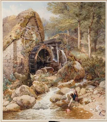 Un vieux moulin à eau