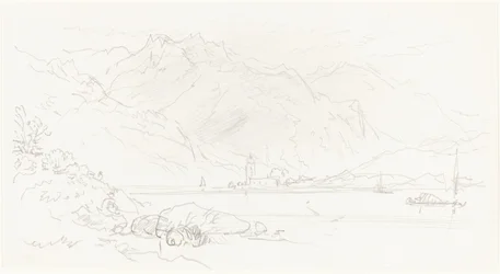 Lac dans un paysage montagneux