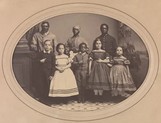 Esclaves émancipés amenés de Louisiane par le colonel George H. Banks