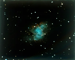 Nébuleuse du Crabe dans la constellation du Taureau