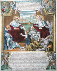 SS. Côme et Damien guérissant les pauvres