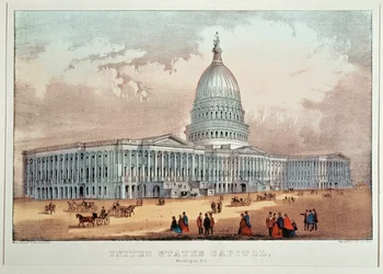 Le Capitole à Washington (impression en couleur)