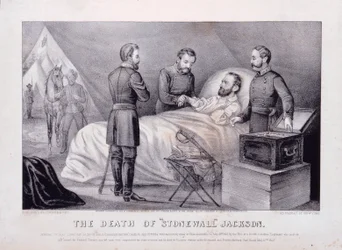 La mort de "Stonewall" Jackson (litho)