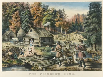 La maison du pionnier à la frontière occidentale