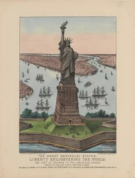 La Grande Statue de Bartholdi – La Liberté Éclairant le Monde, 1885