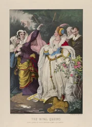 Les Reines Rivales, Marie Stuart défiant la Reine Élisabeth, 1857-72