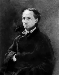 Charles Baudelaire (1821-1867), jeune, vers 1850, photo par Gaspard Félix Tournachon, dit Félix Nadar (1820-1910), collection BNF