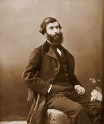 Portrait de Ludovic Halévy, librettiste 1834-1908. Il a écrit pour Offenbach (photo)