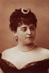 Sibyl Sanderson, soprano américaine, photographie par Félix Nadar