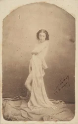 [Nu debout drapé], 1856-59