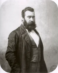 Jean-François Millet, peintre français, vers 1860