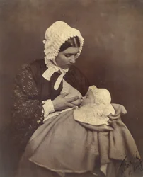 [Paul Nadar au sein de sa nourrice], 1856