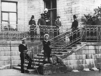 Tsar Alexandre III de Russie avec sa famille, vers 1886