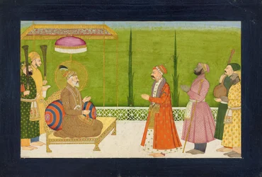 Le poète Sundar Das devant l