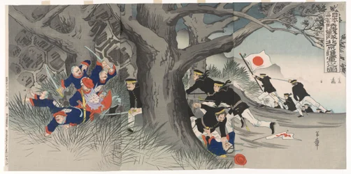 La marche vers Pékin : Une scène de la rébellion des Boxers