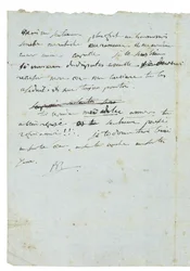 Lettre à Joséphine de Beauharnais