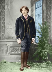 Oscar Wilde (1854 - 1900) vers 1882 (photo)