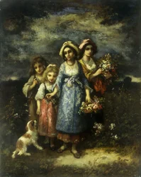 Les cueilleurs de fleurs, 1873