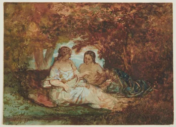 Scène boisée, c.1830-50