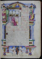 Portrait de Johannes Tinctoris De Opus musices Joannis Tinctoris, 1483