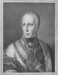 François II, empereur romain germanique, gravé par Giuseppe Longhi