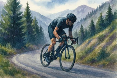 Ascension à vélo