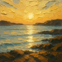 Coucher de soleil sur l