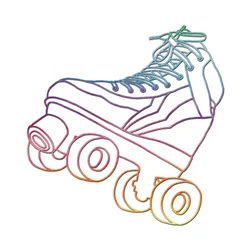 Skate Retro Rainbow