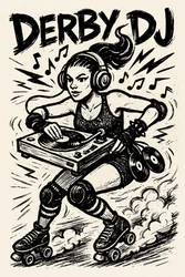 DJ de roller derby