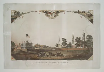 Vue de la place publique, Atlanta, Ga.