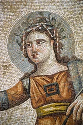 Mosaïque romaine dans la villa Maison d