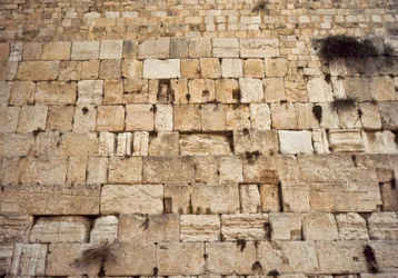 Mur occidental du temple sur le Mont du Temple, Jérusalem