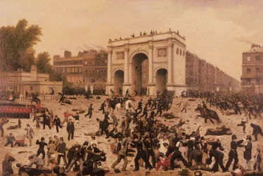 Émeutes pour le suffrage universel masculin à Hyde Park, 1866