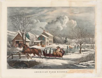Scènes de ferme américaine, hiver