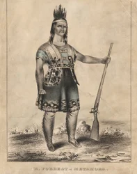 E. Forrest dans le rôle de Metamora