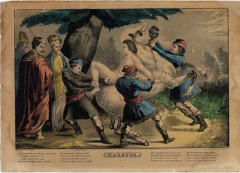 Mazeppa, planche une de quatre