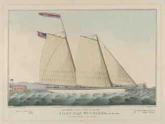 Bateau pilote William J. Romer, capitaine McGuire, partant pour l
