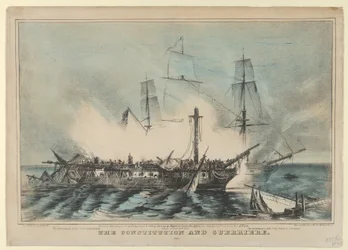 La Constitution et la Guerrière - Combattue le 19 août 1812