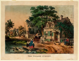 La rue du village