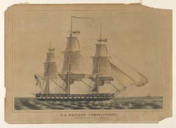 Frégate américaine Constitution, 1838-46