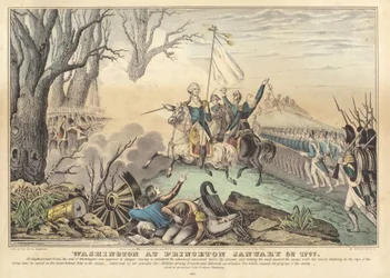 Washington à Princeton, le 30 janvier 1777