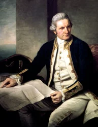 James Cook, explorateur, navigateur et hydrographe anglais, 1775-1776
