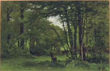 La Clôture de la Forêt de Fontainebleau, vers 1868