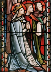 Christ en Majesté entouré de Saints (détail)