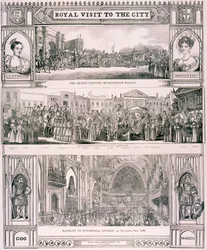 Visite de la reine Victoria à la City de Londres, 1837