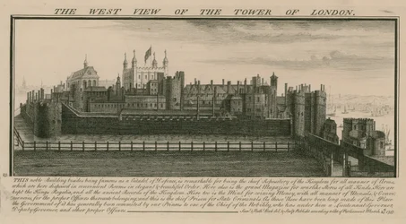 Vue ouest de la Tour de Londres