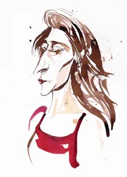 Véronique Gens, 2025 (ink)